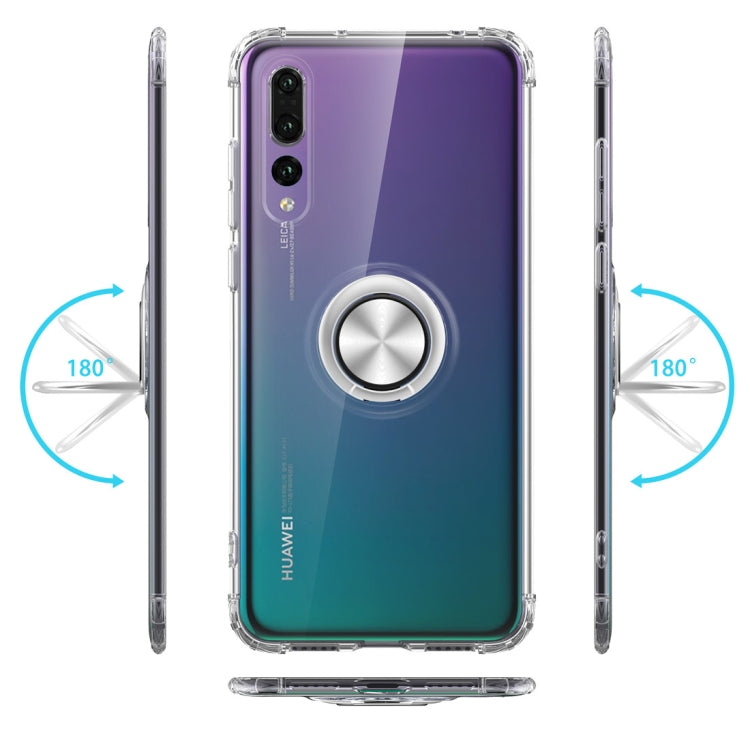 Ultra-thin TPU Protective Case for Huawei P20 Pro , with 360 Degree Rotation Holder