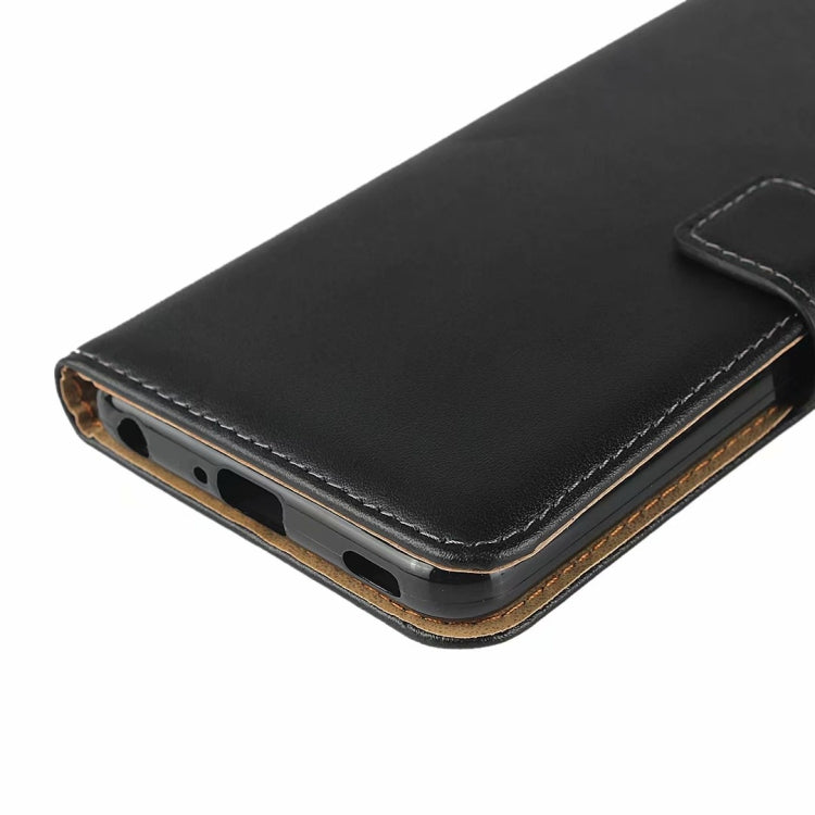 Leather Horizontal Flip Holster for LG G8 with Magnetic Clasp and Bracket and Card Slot and Wallet(Black)