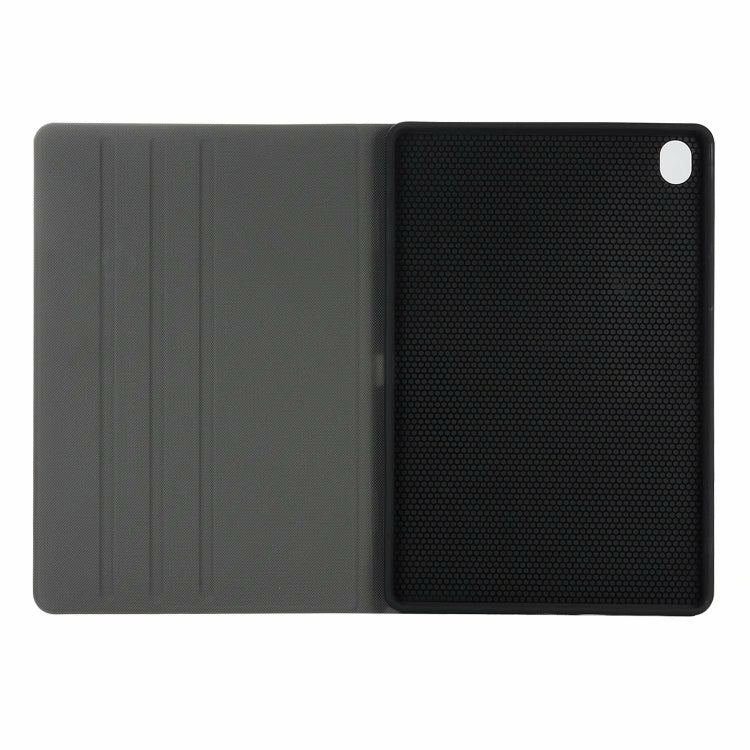 Voltage Plain Elastic Leather + TPU PAD Bracket Protective Leather Case For Huawei MediaPad M6 10.8