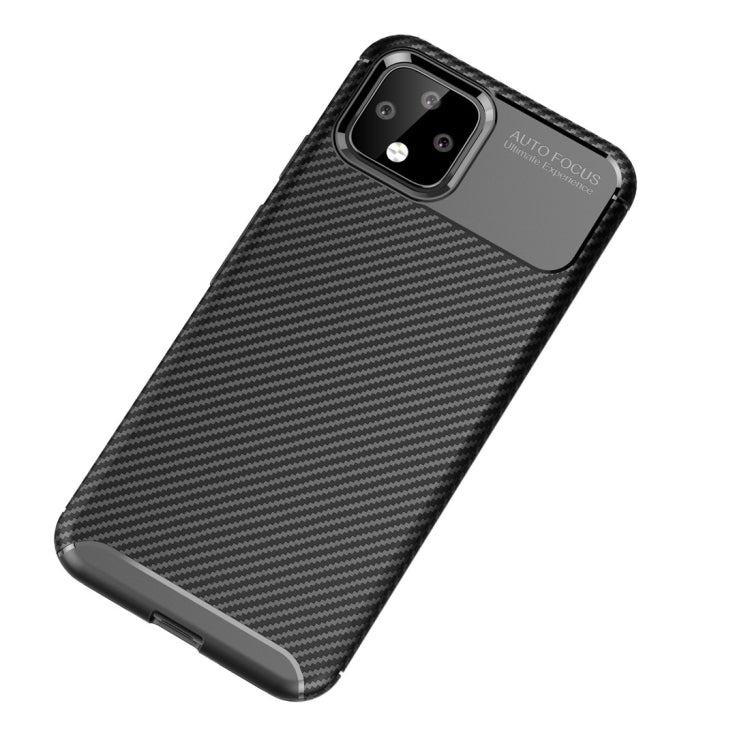 Beetle Series Carbon Fiber Texture Shockproof TPU Case for Google Pixel 4XL