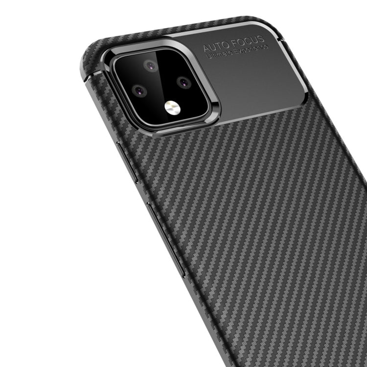 Beetle Series Carbon Fiber Texture Shockproof TPU Case for Google Pixel 4XL