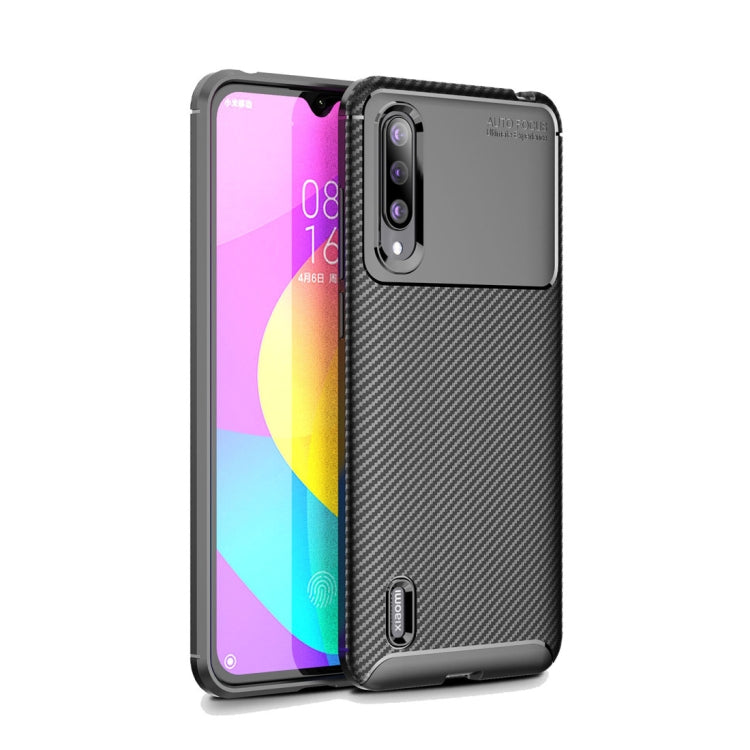 Beetle Series Carbon Fiber Texture Shockproof TPU Case for Xiapmi Mi CC9