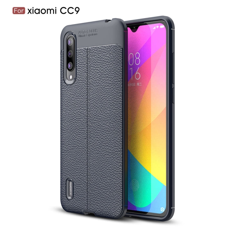 Litchi Texture TPU Shockproof Case for Xiaomi Mi CC9