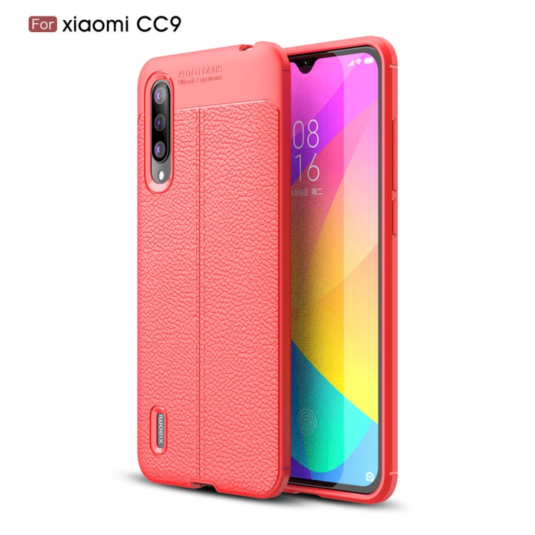 Litchi Texture TPU Shockproof Case for Xiaomi Mi CC9