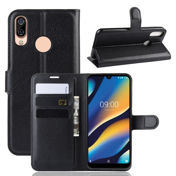 Litchi Texture Horizontal Flip Leather Case for Wiko View 3 Lite, with Wallet & Holder & Card Slots