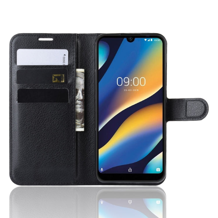 Litchi Texture Horizontal Flip Leather Case for Wiko View 3 Lite, with Wallet & Holder & Card Slots