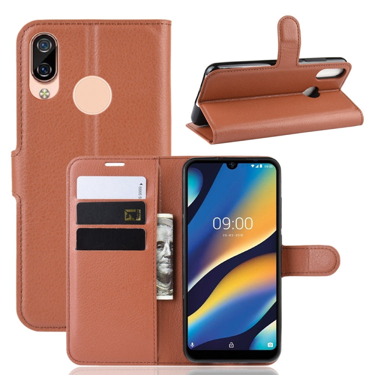 Litchi Texture Horizontal Flip Leather Case for Wiko View 3 Lite, with Wallet & Holder & Card Slots
