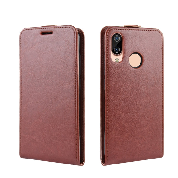 Crazy Horse Vertical Flip Leather Protective Case for Wiko View 3 Lite