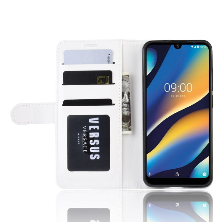 R64 Texture Single Fold Horizontal Flip Leather Case for Wiko View 3 Lite, with Holder & Card Slots & Wallet