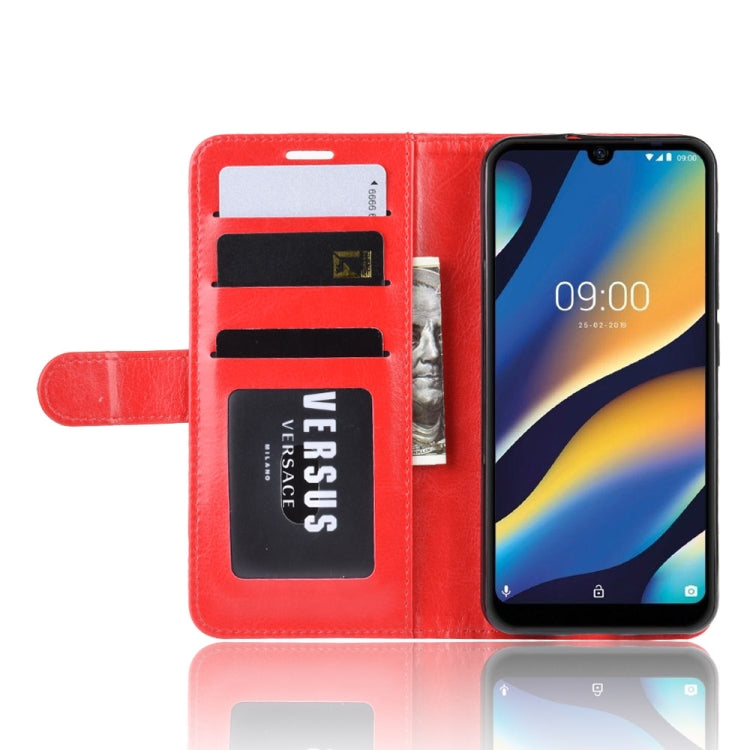 R64 Texture Single Fold Horizontal Flip Leather Case for Wiko View 3 Lite, with Holder & Card Slots & Wallet