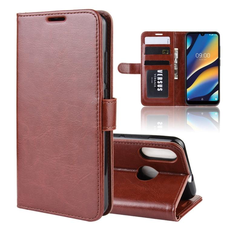 R64 Texture Single Fold Horizontal Flip Leather Case for Wiko View 3 Lite, with Holder & Card Slots & Wallet