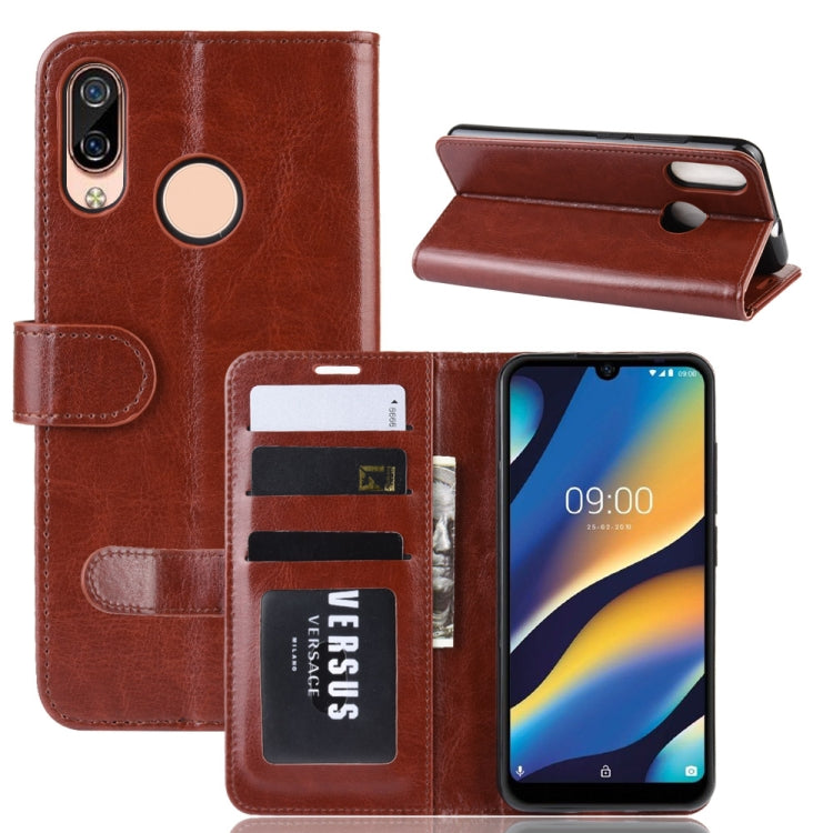 R64 Texture Single Fold Horizontal Flip Leather Case for Wiko View 3 Lite, with Holder & Card Slots & Wallet