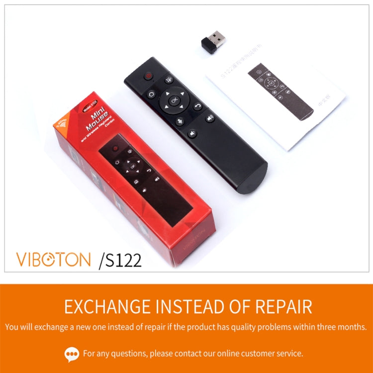 S122 Voice Control Fly Air Mouse 2.4GHz Wireless Microphone Remote Control for Android TV Box Mini PC