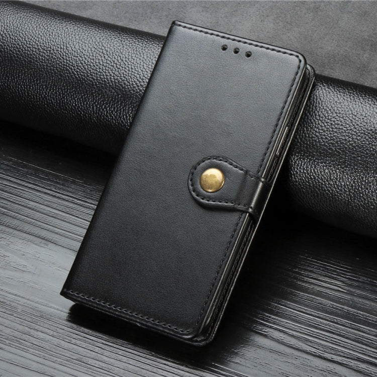 Retro Solid Color Leather Buckle Mobile Phone Protection Leather Case with Photo Frame & Card Slot & Wallet & Bracket Function for Huawei P30 Pro