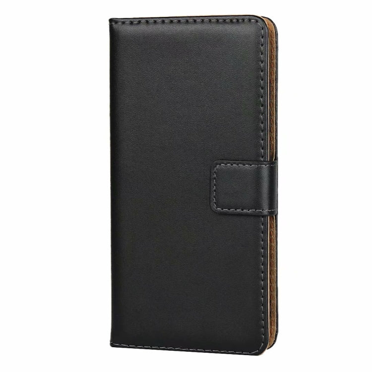 Leather Horizontal Flip Holster for Xiaomi Redmi 7A with Magnetic Clasp and Bracket and Card Slot and Wallet(Black)