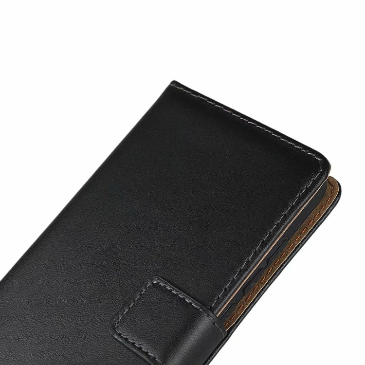 Leather Horizontal Flip Holster for Xiaomi Redmi 7A with Magnetic Clasp and Bracket and Card Slot and Wallet(Black)