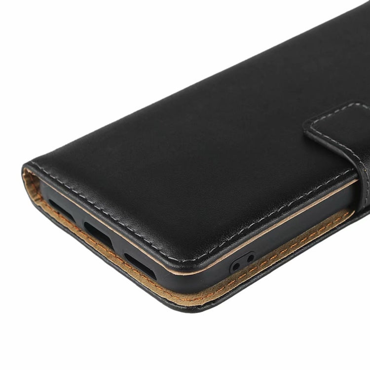 Leather Horizontal Flip Holster for Xiaomi Redmi 7A with Magnetic Clasp and Bracket and Card Slot and Wallet(Black)