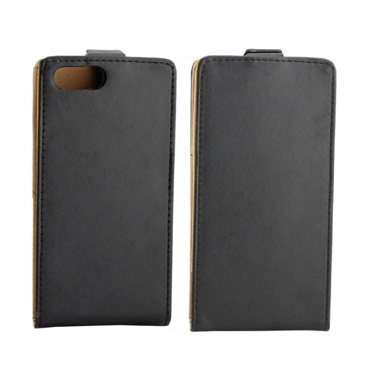 Business Style Vertical Flip TPU Leather Case with Card Slot For Sony Xperia XZ4 Compact / XZ4C(black)