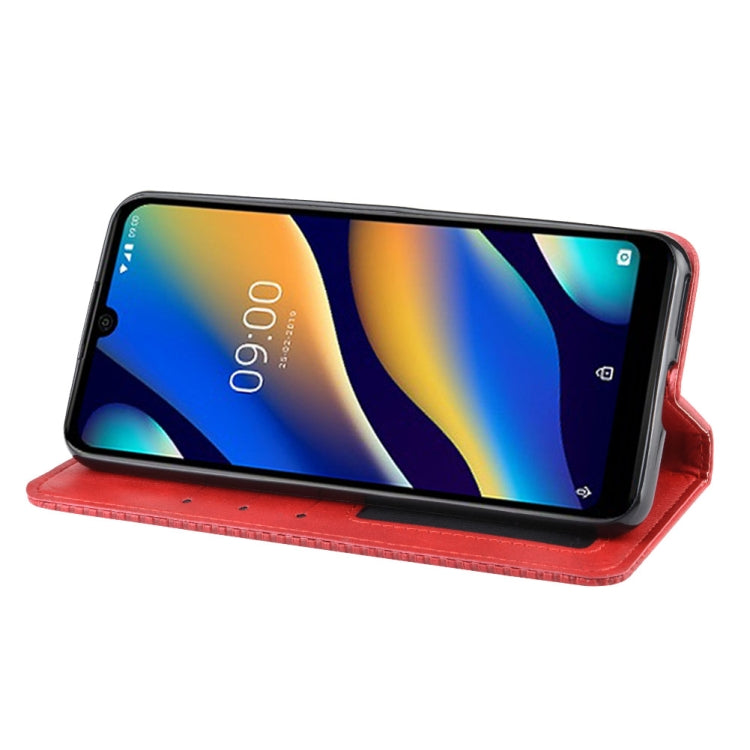 Magnetic Buckle Retro Crazy Horse Texture Horizontal Flip Leather Case for Wiko VIEW 3 LITE , with Holder & Card Slots & Photo Frame