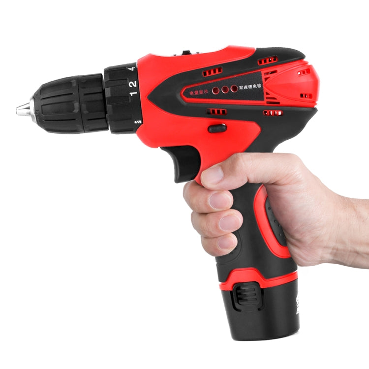 YS-01 12V Mobile Electric Drill Power Tool Screwdriver, Lithium Battery Powered Cordless Mini Drill Hand