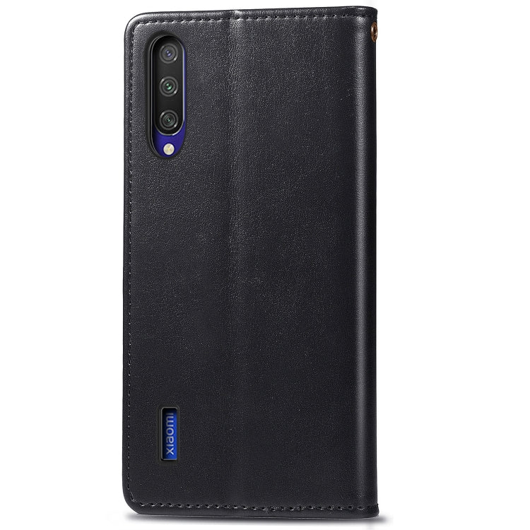 Retro Solid Color Leather Buckle Mobile Phone Protection Leather Case with Lanyard & Photo Frame & Card Slot & Wallet & Bracket Function for Xiaomi Mi CC9e