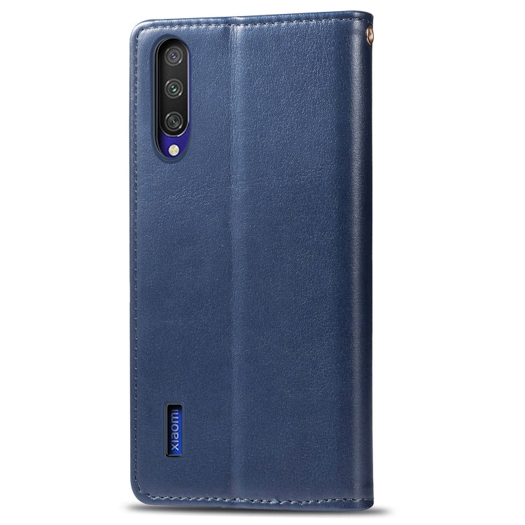 Retro Solid Color Leather Buckle Mobile Phone Protection Leather Case with Lanyard & Photo Frame & Card Slot & Wallet & Bracket Function for Xiaomi Mi CC9e