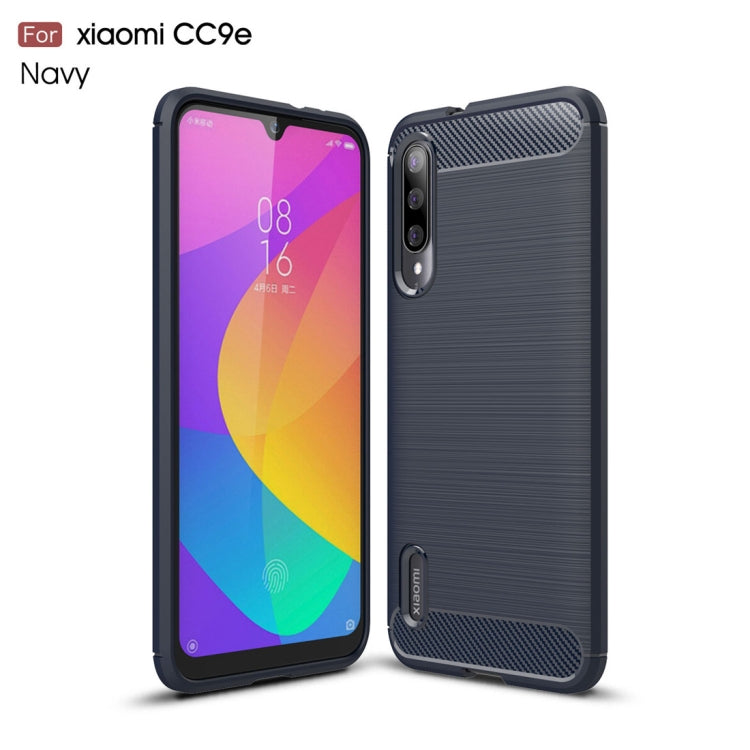 Brushed Texture Carbon Fiber TPU Case for Xiaomi Mi CC9e / Xiaomi A3