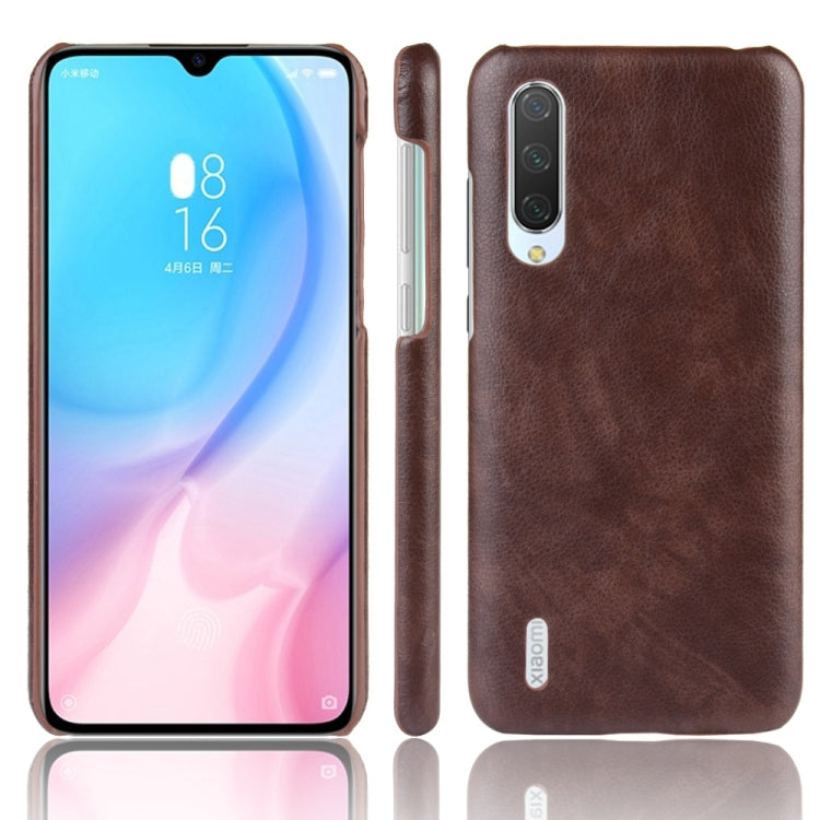 Shockproof Litchi Texture PC + PU Case For Xiaomi Mi A3