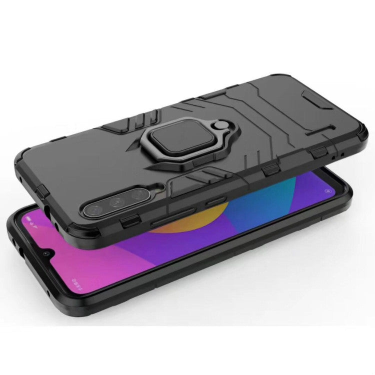 PC + TPU Shockproof Protective Case with Magnetic Ring Holder for Xiaomi Mi CC9 / A3 Lite