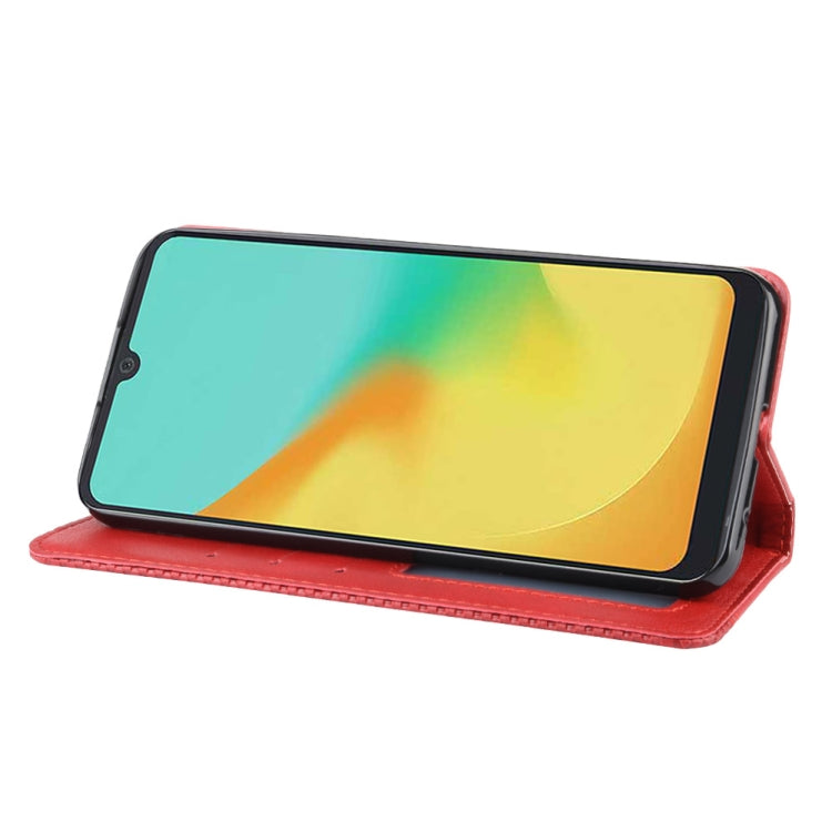 Magnetic Buckle Retro Crazy Horse Texture Horizontal Flip Leather Case for ZTE Blade A7 (2019) , with Holder & Card Slots & Photo Frame