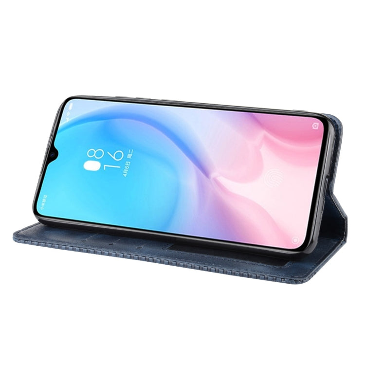 Magnetic Buckle Retro Crazy Horse Texture Horizontal Flip Leather Case for Xiaomi CC9e /A3, with Holder & Card Slots & Photo Frame