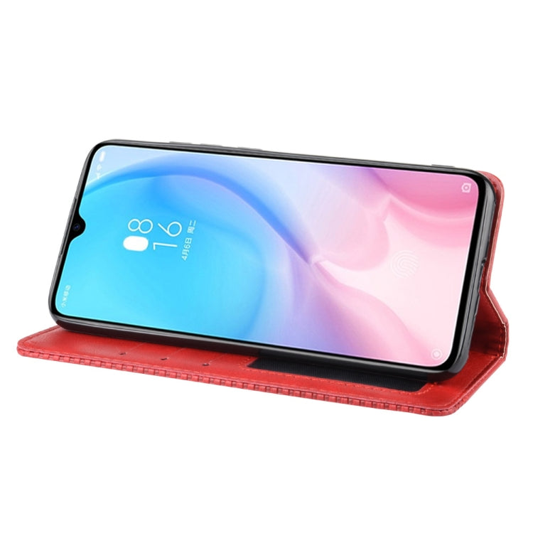 Magnetic Buckle Retro Crazy Horse Texture Horizontal Flip Leather Case for Xiaomi CC9e /A3, with Holder & Card Slots & Photo Frame