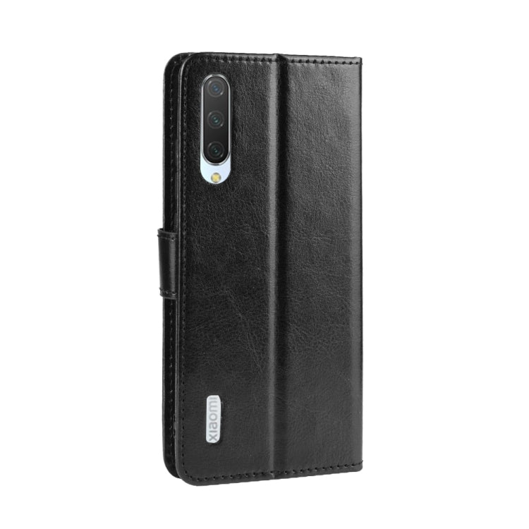 Retro Crazy Horse Texture Horizontal Flip Leather Case for Xiaomi CC9e /A3 , with Holder & Card Slots & Photo Frame