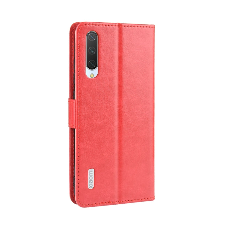 Retro Crazy Horse Texture Horizontal Flip Leather Case for Xiaomi CC9e /A3 , with Holder & Card Slots & Photo Frame