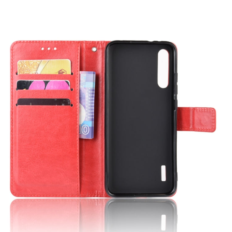 Retro Crazy Horse Texture Horizontal Flip Leather Case for Xiaomi CC9e /A3 , with Holder & Card Slots & Photo Frame