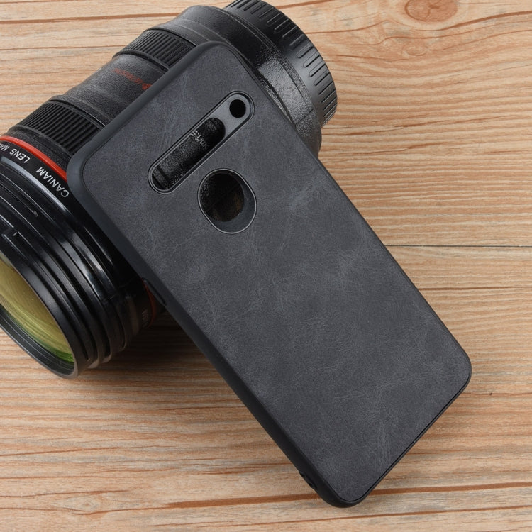 Shockproof Sheep Skin PC + PU + TPU Case For LG G8s ThinQ