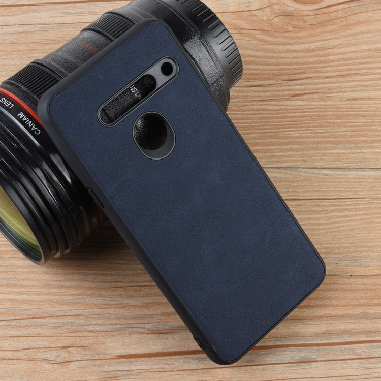 Shockproof Sheep Skin PC + PU + TPU Case For LG G8s ThinQ