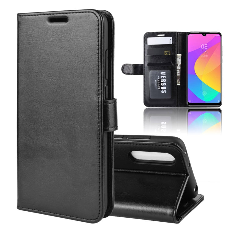 R64 Texture Single Fold Horizontal Flip Leather Case for Xiaomi MI CC9e / MI A3, with Holder & Card Slots & Wallet