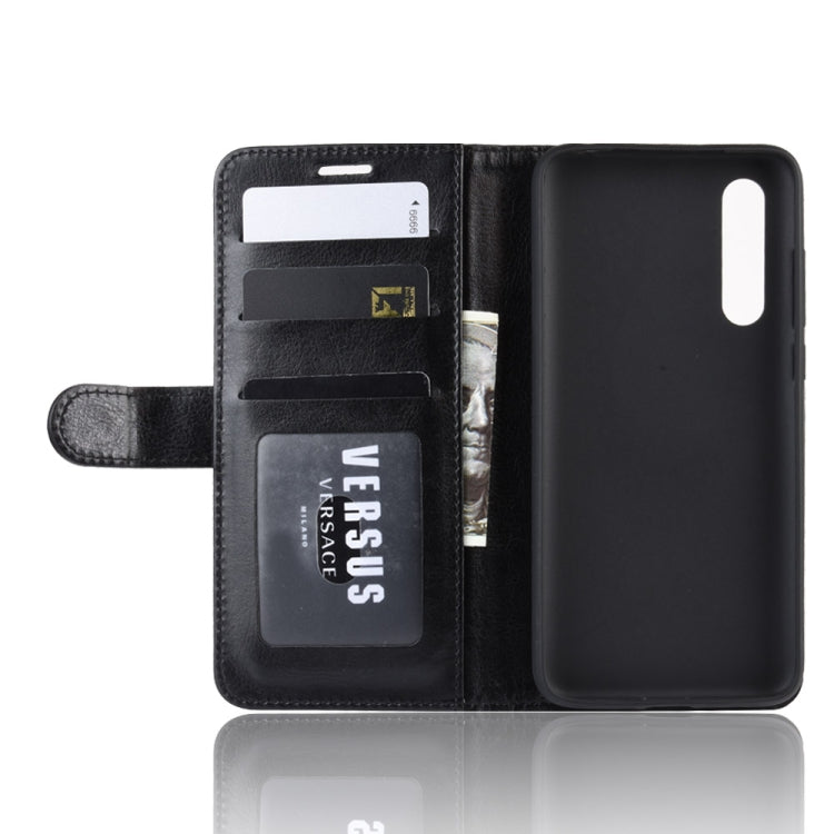R64 Texture Single Fold Horizontal Flip Leather Case for Xiaomi MI CC9e / MI A3, with Holder & Card Slots & Wallet
