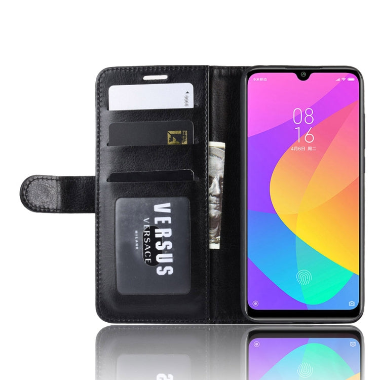 R64 Texture Single Fold Horizontal Flip Leather Case for Xiaomi MI CC9e / MI A3, with Holder & Card Slots & Wallet