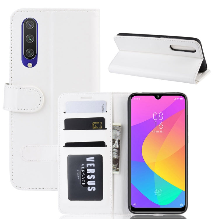 R64 Texture Single Fold Horizontal Flip Leather Case for Xiaomi MI CC9e / MI A3, with Holder & Card Slots & Wallet