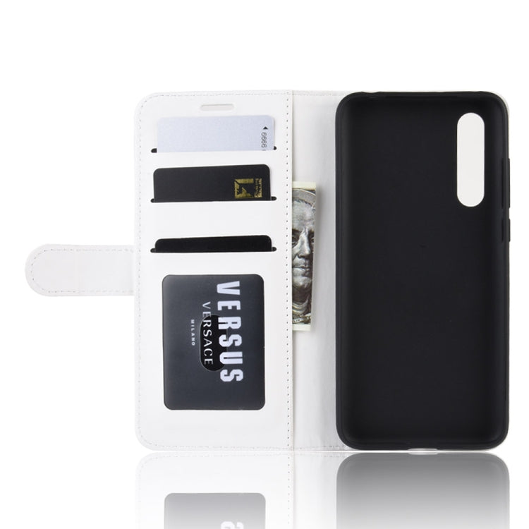 R64 Texture Single Fold Horizontal Flip Leather Case for Xiaomi MI CC9e / MI A3, with Holder & Card Slots & Wallet