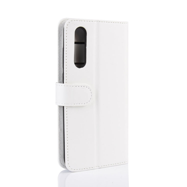 R64 Texture Single Fold Horizontal Flip Leather Case for Xiaomi MI CC9e / MI A3, with Holder & Card Slots & Wallet