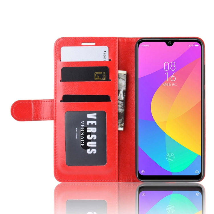 R64 Texture Single Fold Horizontal Flip Leather Case for Xiaomi MI CC9e / MI A3, with Holder & Card Slots & Wallet