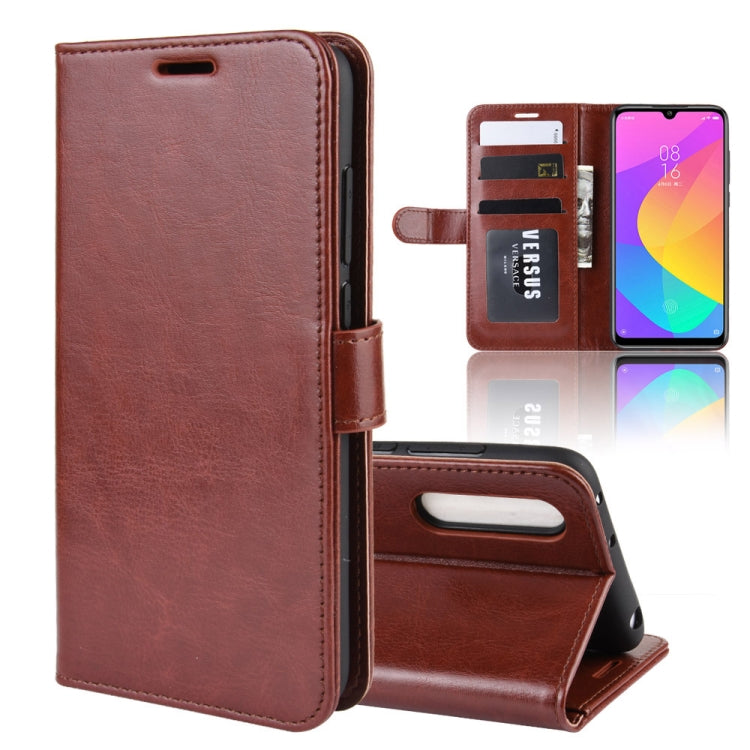 R64 Texture Single Fold Horizontal Flip Leather Case for Xiaomi MI CC9e / MI A3, with Holder & Card Slots & Wallet