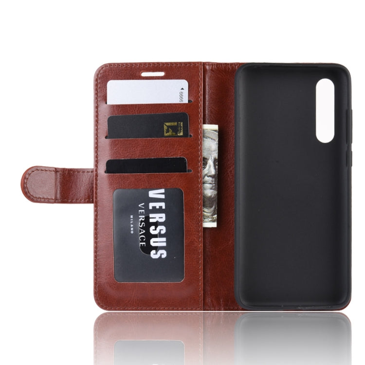 R64 Texture Single Fold Horizontal Flip Leather Case for Xiaomi MI CC9e / MI A3, with Holder & Card Slots & Wallet