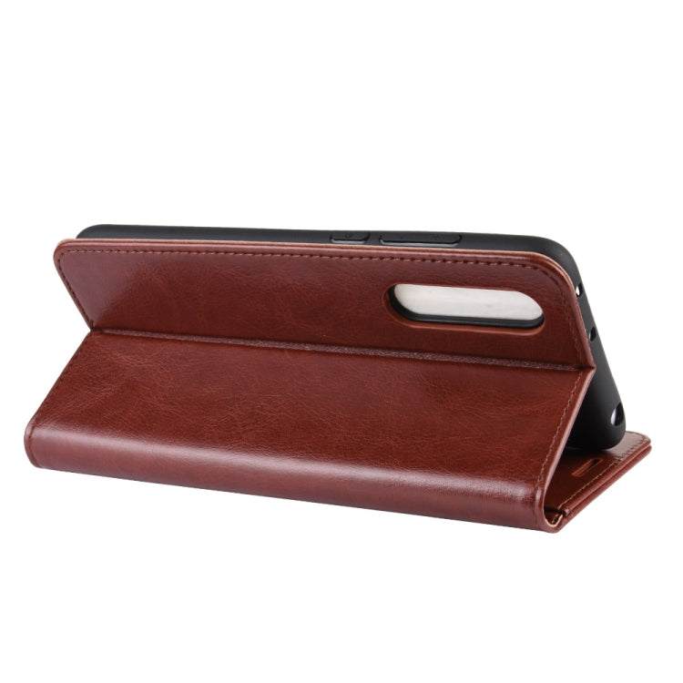 R64 Texture Single Fold Horizontal Flip Leather Case for Xiaomi MI CC9e / MI A3, with Holder & Card Slots & Wallet