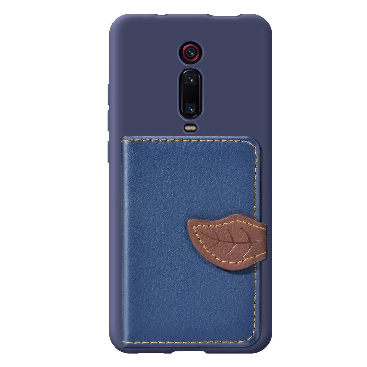 Leaf Buckle Litchi Texture Card Holder PU + TPU Case with Card Slot & Wallet & Holder & Photo Frame for Xiaomi Mi 9T / Mi 9T Pro / Redmi K20 / Redmi K20 Pro