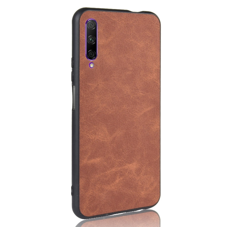 Shockproof Sheep Skin PC + PU + TPU Case For Huawei Honor 9X / Honor 9X Pro(Brown)