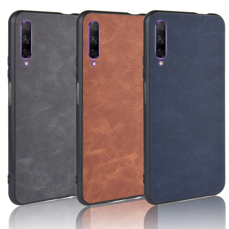 Shockproof Sheep Skin PC + PU + TPU Case For Huawei Honor 9X / Honor 9X Pro(Brown)